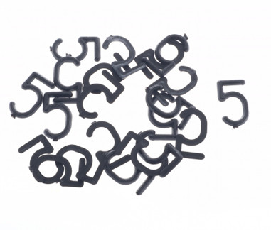 Цифра 5 (пять) для маркировки сыра, 20 шт.