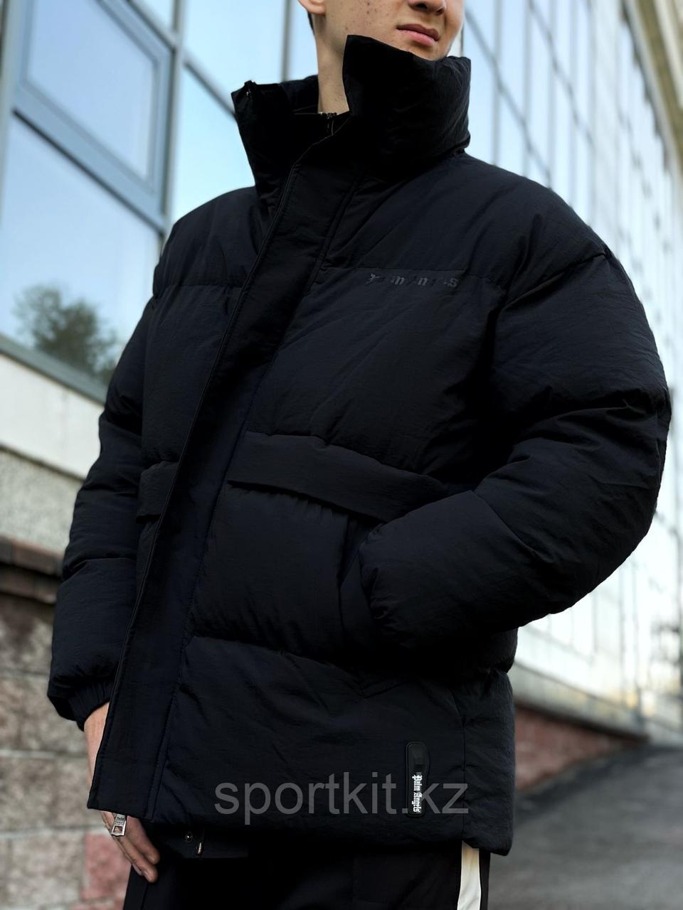Мужская куртка Palm Angels 10006-3, черная - фото 4 - id-p94846861