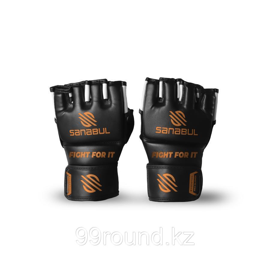 Перчатки для ММА Essential MMA Grappling Gloves коричневый, L/XL, фото 1