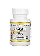 California Gold Nutrition Коэнзим Q10, 100 мг, 30 растительных капсул