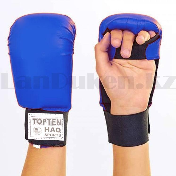 Перчатки для каратэ Top ten синие размер ХL