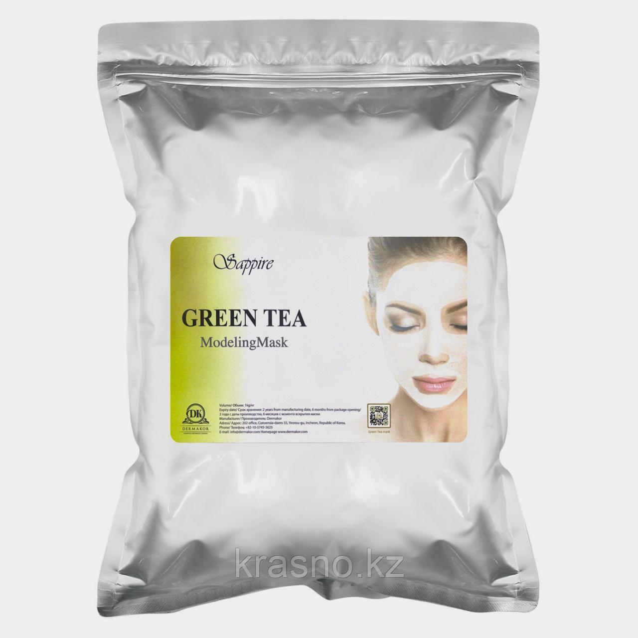 Альгинатная маска 1кг Green Tea Sappire