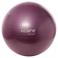 Мяч гимнастический с насосом JOEREX д.650 мм (65СМ, Фиолетовый/кулгқін)