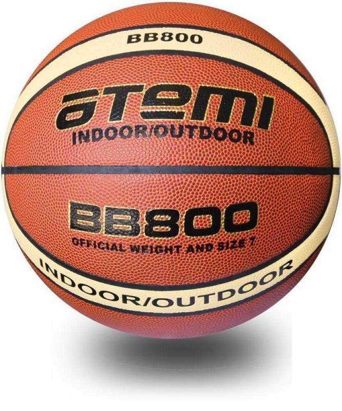 Мяч баскетбольный Atemi, р.7, синтетическая кожа ПВХ, 12 панелей, BB800 - фото 1 - id-p91619604