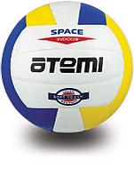Мяч волейбольный Atemi, SPACE, синтетическая кожа PU Soft , бел/желт/син