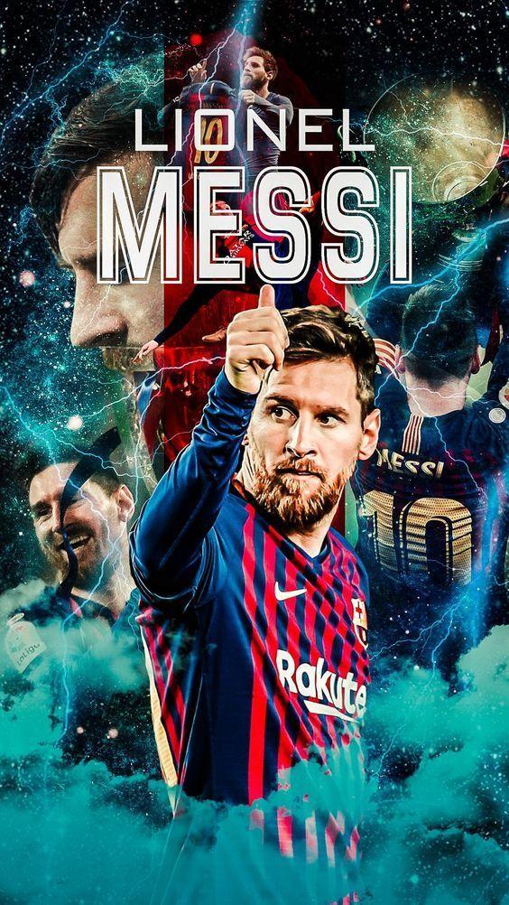 Картина на холсте с подрамником MESSI