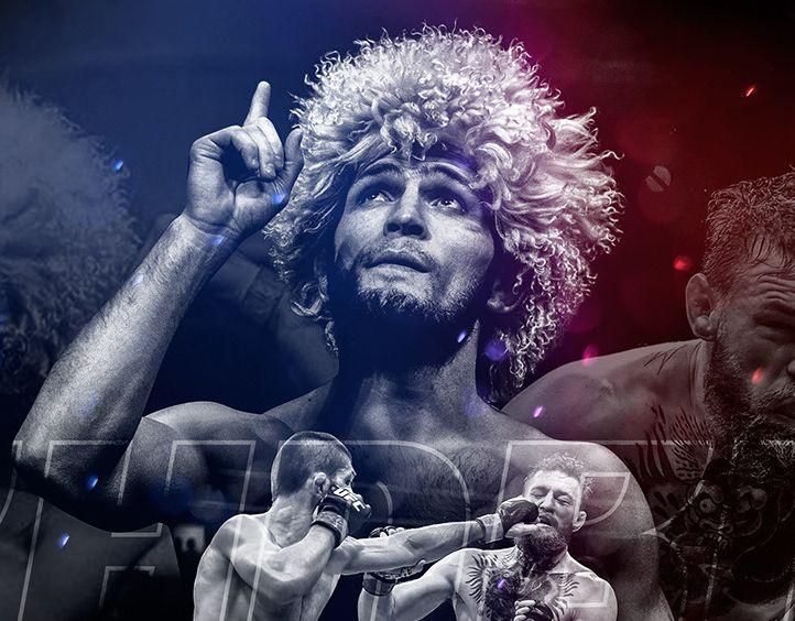 Картина СПОРТ Khabib на холсте с подрамником