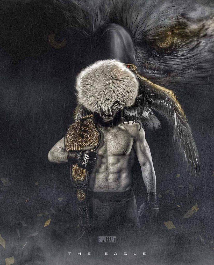 Картина СПОРТ Khabib на холсте с подрамником