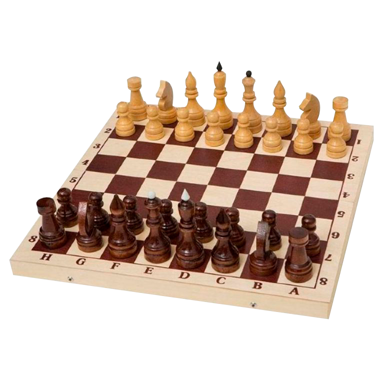Шахматы турнирные утяжеленные в комплекте с доской (400*200*53) Е-2 - фото 1 - id-p94744072