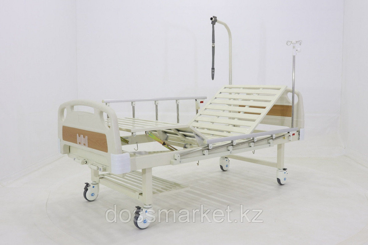 Е-8 Кровать механическая (ММ-2014Н-00)(2 функции) с полкой и столиком - фото 4 - id-p94881372
