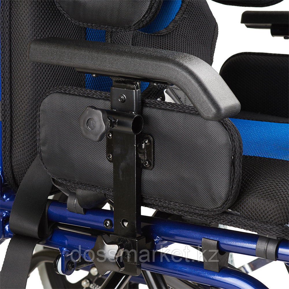 Кресло-коляска для инвалидов DS218A, Механическая, ДЦП - фото 10 - id-p94883086