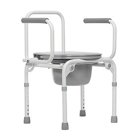 Кресло-стул инвалидное с санитарным оснащением "Ortonica" ТУ 3  (с откидными подлокотниками)