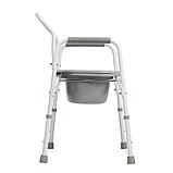 Кресло-стул инвалидное с санитарным оснащением "Ortonica" ТУ 1 (нескладной), фото 4