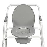 Кресло-стул инвалидное с санитарным оснащением "Ortonica" ТУ 1 (нескладной), фото 6
