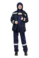 Костюм защитный от электродуги летний/демисезонный "СП09-ДVII" цвет оранжевый/темно-синий