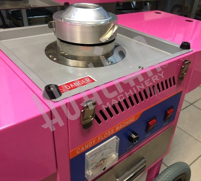 Аппарат для производства сахарной ваты HUALIAN HEC-04C (с тележкой) - фото 3 - id-p94889040