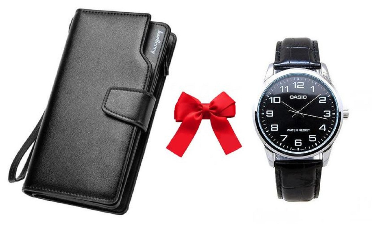 Портмоне-Клатч Baellerry Business + Часы в Подарок!