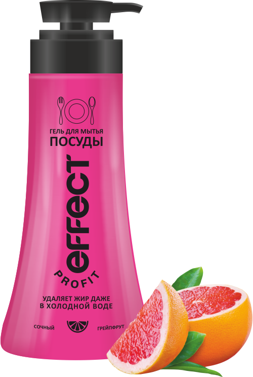Средство Effect для посуды 450мл (грейпфрут)
