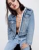 Zara  Женская джинсовая куртка-А4, фото 2
