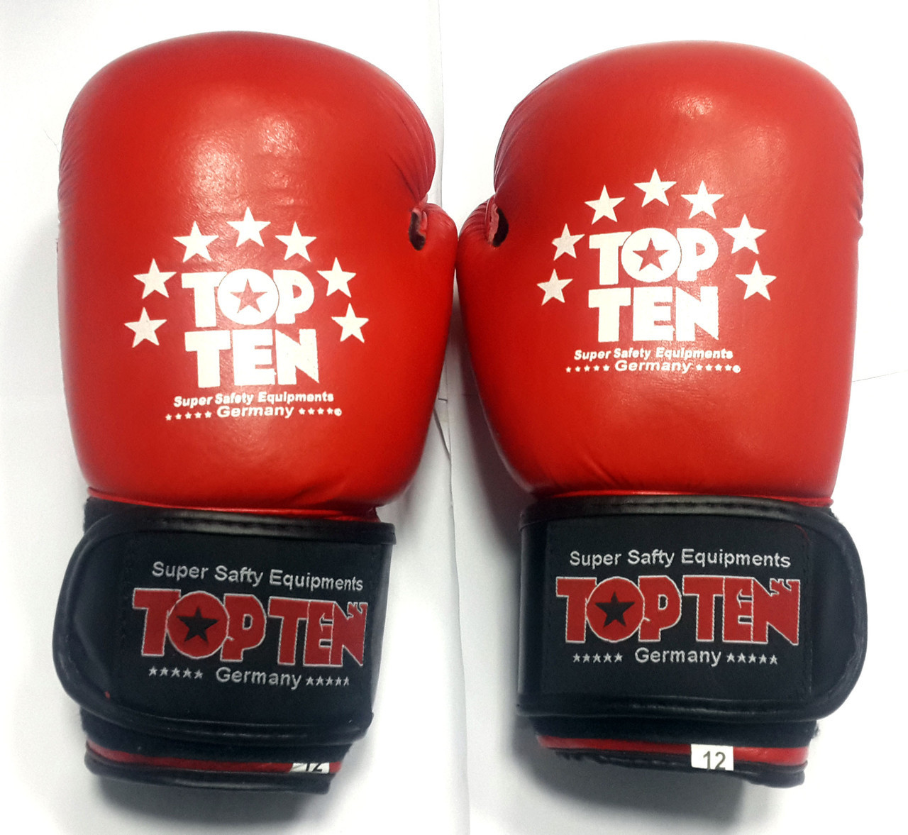 Боксерские перчатки Top Ten (кожа) - фото 2 - id-p94898600