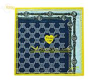 Платок носовой в упаковке (тёмно-синий), 12 см