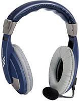 Наушники с микрофоном Defender Gryphon HN-750 Blue Регулят. громк., 2м кабель. превосходным звучание