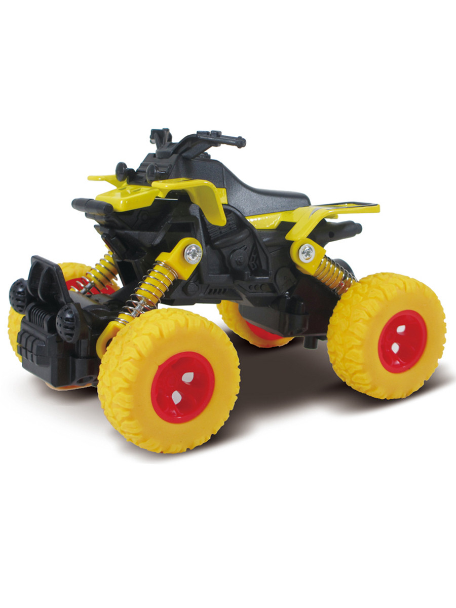Funky toys FT61070 Мотоцикл 1:46 металлический, инерционный, желтый