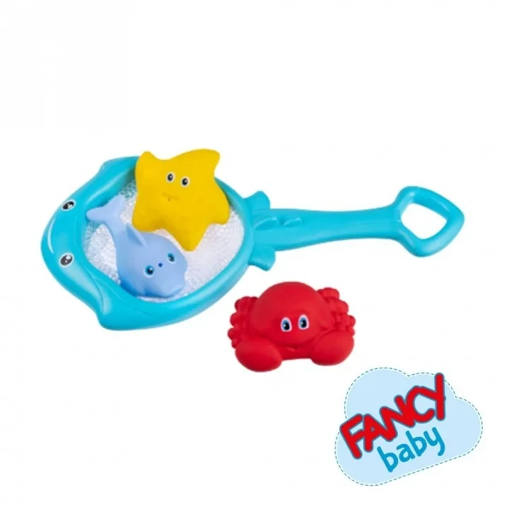 Fancy Baby BATH5 Набор игрушек для ванны "Веселая рыбалка"