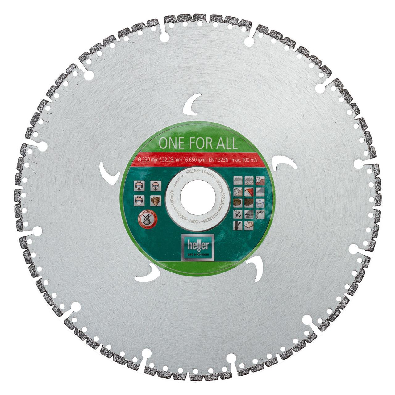 Алмазный диск Heller ONE FOR ALL ExtremeCut 230мм - фото 1 - id-p94931026