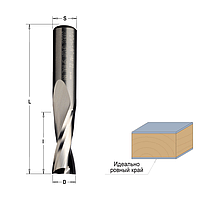 Фреза спиральная монолитная 6x27x70 Z=2 S=8 RH CMT 191.860.11