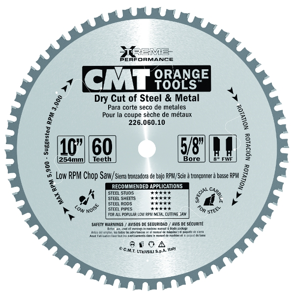 Пильный диск СМТ для стали 165x20x1,5/1,2 0° FWF Z=36