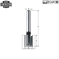 Фреза концевая CMT-contractor пазовая Z2+1 S=8x50 D=22x20x70 RH