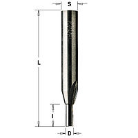 Фреза пазовая монолитная Z2 S=8x33 D=3x10x55 RH