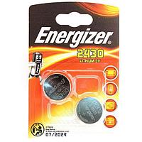 Элемент питания Energizer CR2430 Lithium - 2 штуки в блистере