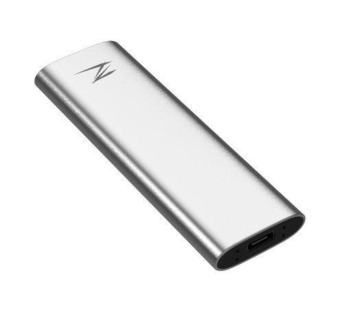 Жесткий диск SSD внешний 250GB Netac ZSLIM/250GB серебро