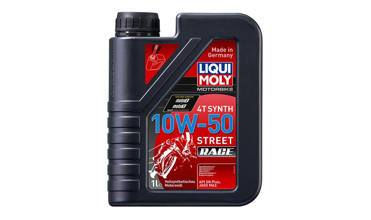 Синтет моторное масло для 4-тактных мотоциклов 10W-50 1л Liqui Moly (1502)