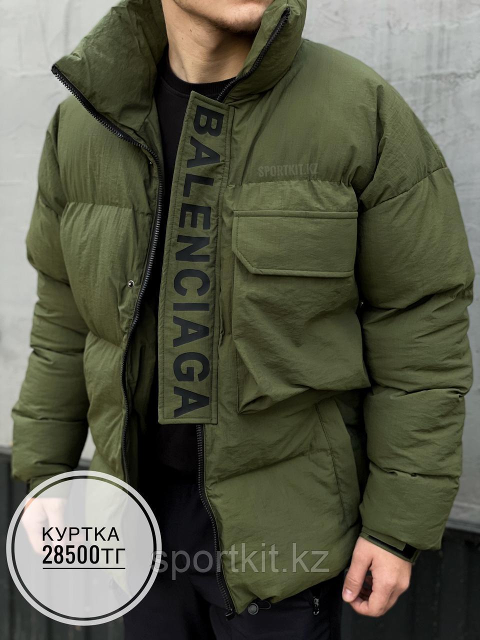 Мужская куртка Balenciaga 10005-2, хаки