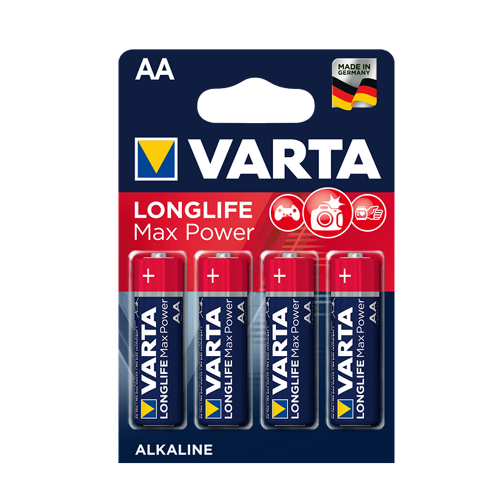 Батарейка Varta AA 4706 Max Tech 4 шт LR6 штучно
