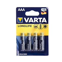 Батарейка Varta AAA Longlife 4 шт LR03 штучно