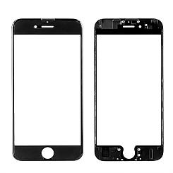 Стекло дисплей для iPhone 6S (3 в 1) с рамкой и OCA пленкой, Black
