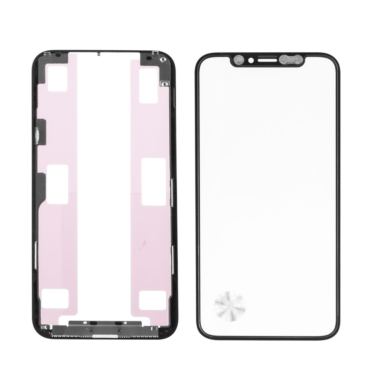 Стекло дисплей для iPhone 11 Pro (5.8*) (3 в 1) с рамкой и OCA пленкой, Black