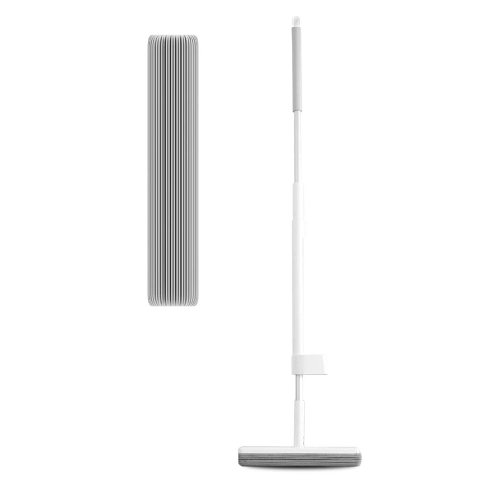 Швабра Xiaomi Blue Fish Lanxiaoyu 180-degree Rotation Cotton Mop, Gray