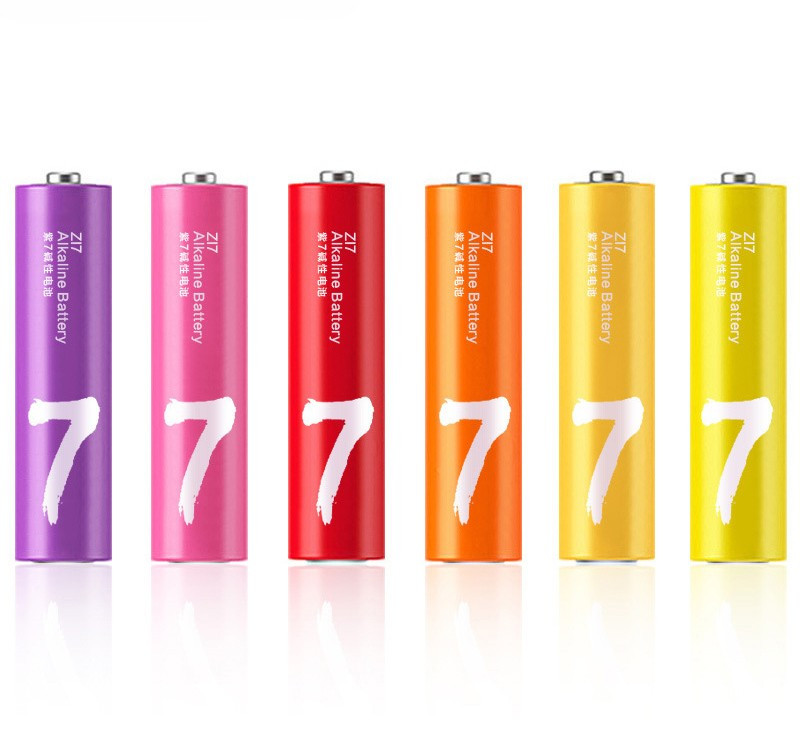 Батарейка Xiaomi Zi7 AAA Rainbow Battery Alkaline LR03 10шт, штучно