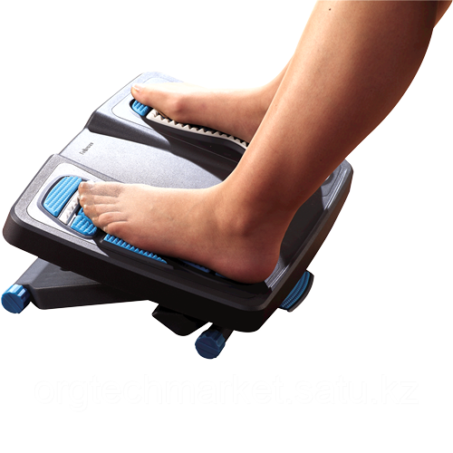 Массажная подставка для ног "Energizer", черный/синий, пластик - фото 3 - id-p94064610