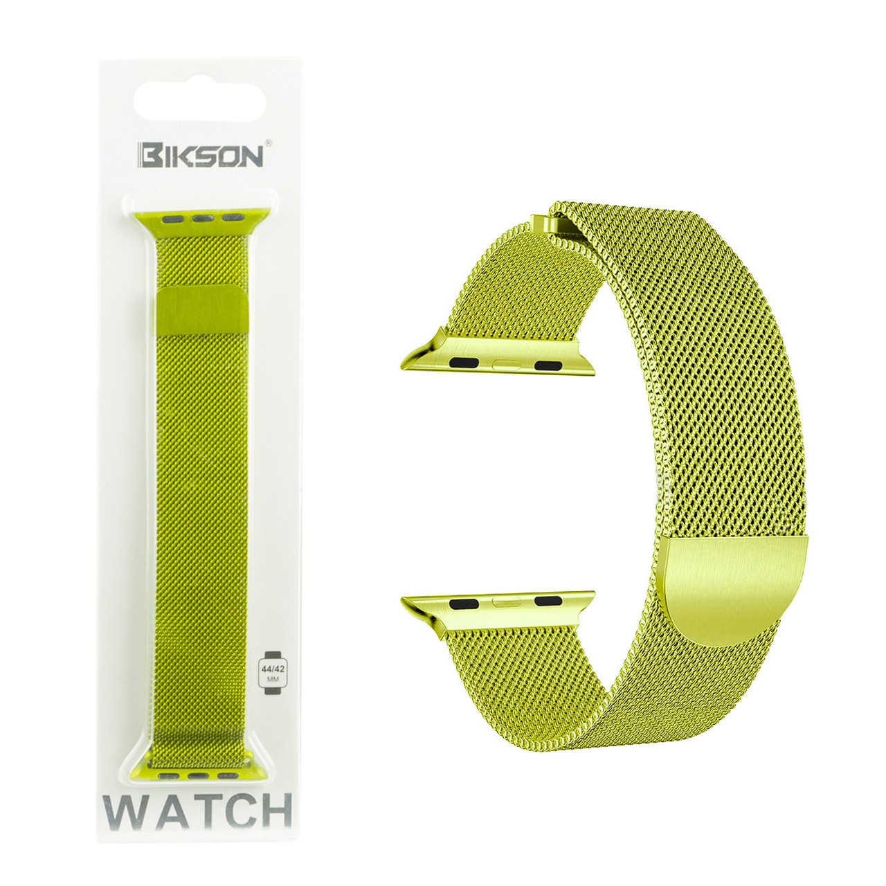 Ремешок For Apple Watch 42mm/44mm Bikson Magnetic Milanese Loop, Light Green