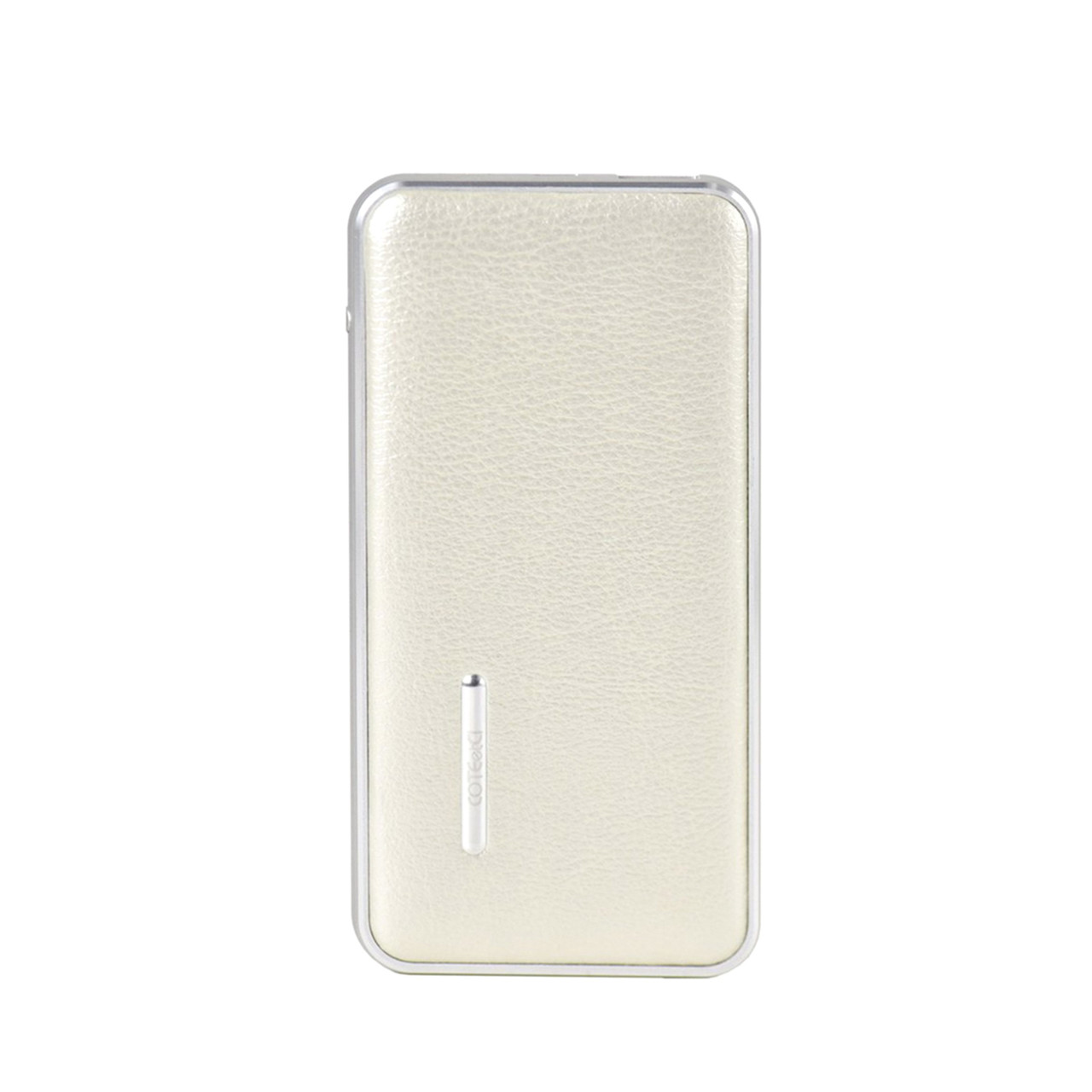 Power Bank COTEetCI CS5052-TS 6000mAh 1XUSB Leather Diamond Silver