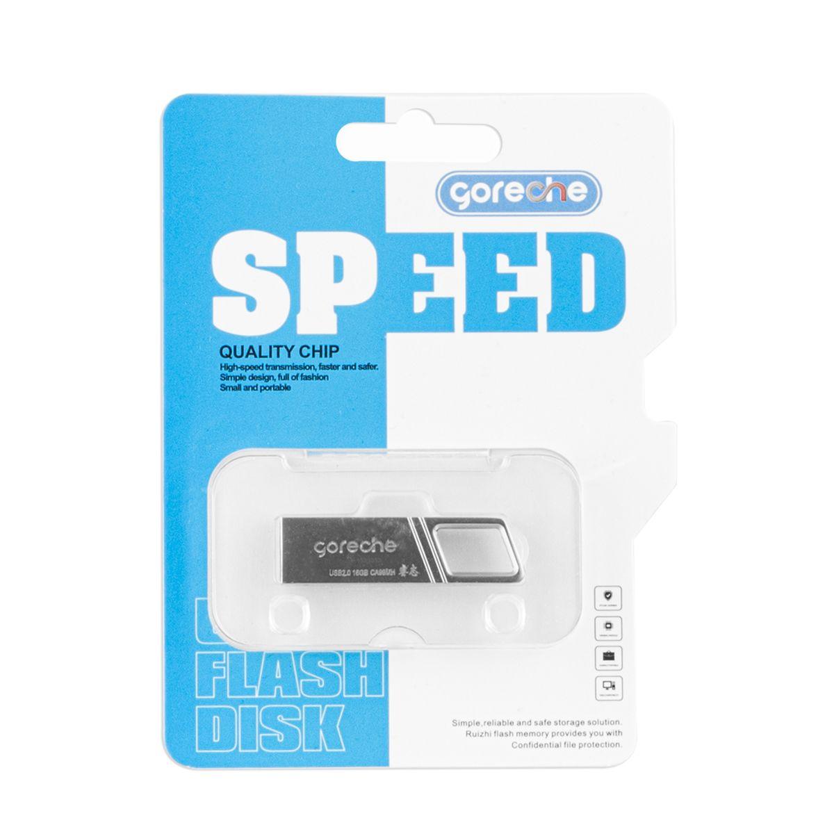 USB Flash 16Gb Qoreche Z530, Silver