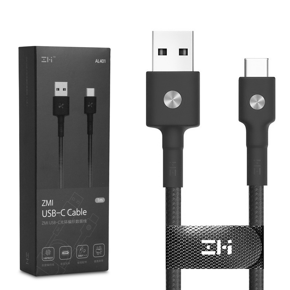 Кабель Type-C Xiaomi ZMI AL401 1m, Black