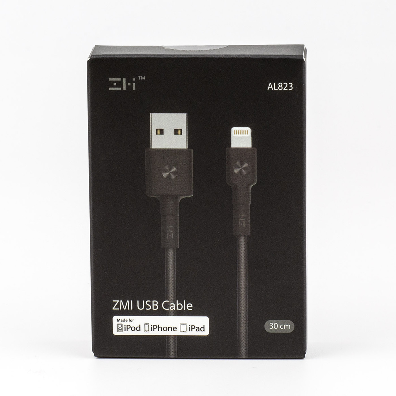 Кабель Apple lightning Xiaomi ZMI AL823 30cm, Black
