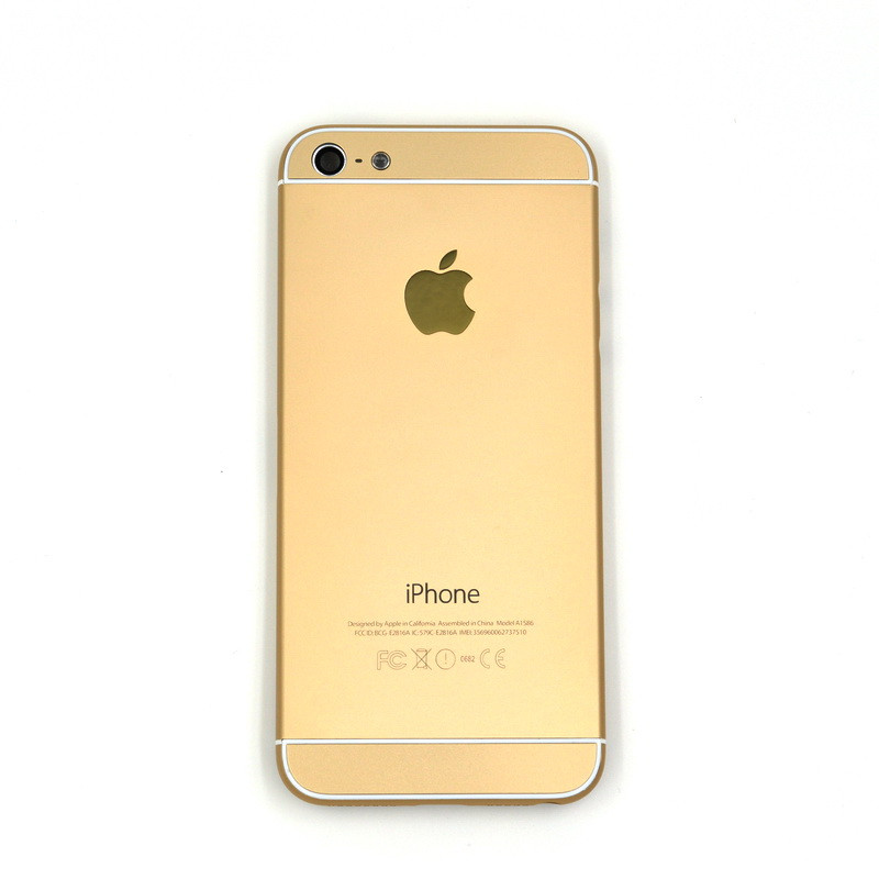 Корпус Apple iPhone 5G дизаин iPhone 6 Gold (66)